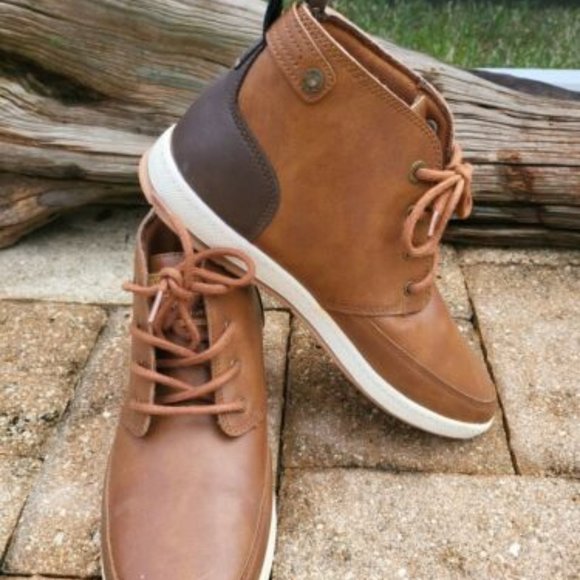 Levi Men's Strauss Brown Chukka Two-Toned Boot/Sneaker Size 8 - Picture 1 of 7